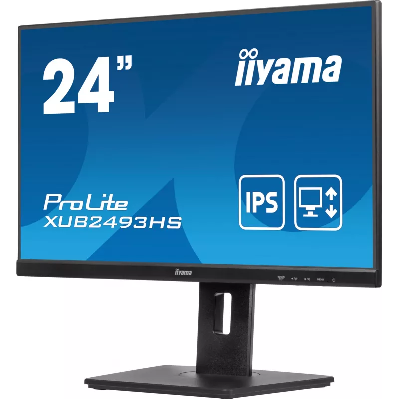 iiyama ProLite XUB2493HS-B6 computer monitor 60.5 cm (23.8 inch) 1920 x 1080 pixels Full HD LED Black