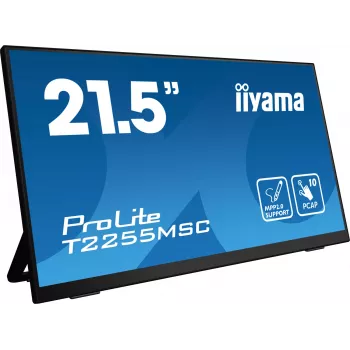 iiyama ProLite T2255MSC-B1 computer monitor 54.6 cm (21.5 inch) 1920 x 1080 pixels Full HD LCD Touchscreen Black