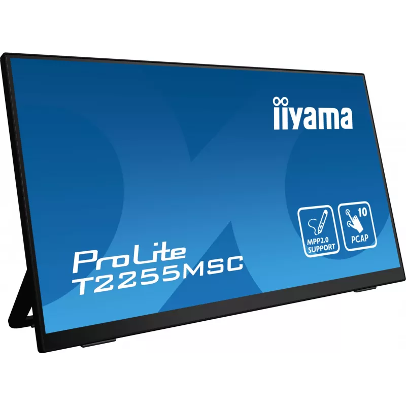 iiyama ProLite T2255MSC-B1 computer monitor 54.6 cm (21.5 inch) 1920 x 1080 pixels Full HD LCD Touchscreen Black