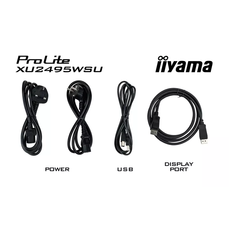 iiyama ProLite XU2495WSU-B7 computer monitor 61 cm (24 inch) 1920 x 1200 pixels WUXGA LED Black