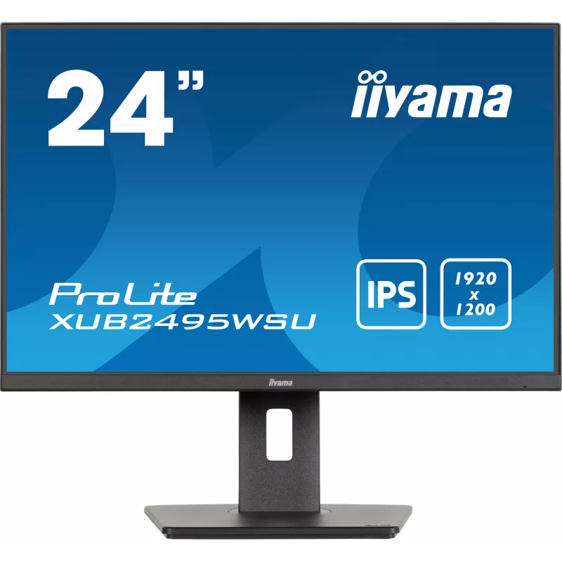 iiyama ProLite XUB2495WSU-B7 computer monitor 61.2 cm (24.1 inch) 1920 x 1200 pixels WUXGA LED Black