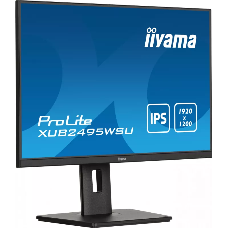 iiyama ProLite XUB2495WSU-B7 computer monitor 61.2 cm (24.1 inch) 1920 x 1200 pixels WUXGA LED Black