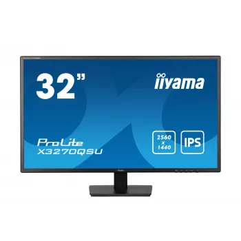 iiyama ProLite X3270QSU-B1 computer monitor 80 cm (31.5 inch) 2560 x 1440 pixels Wide Quad HD LED Black