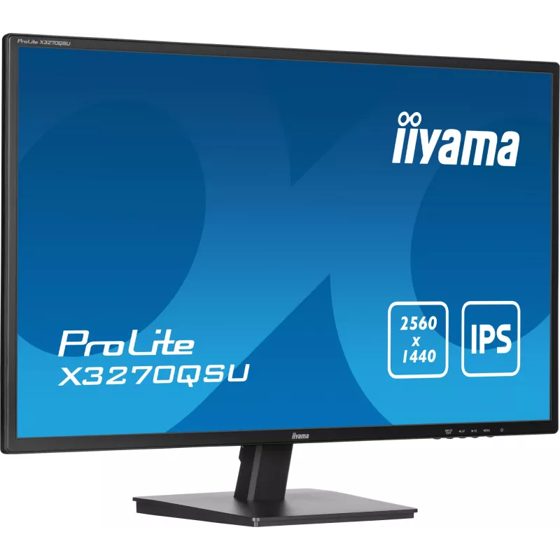 iiyama ProLite X3270QSU-B1 computer monitor 80 cm (31.5 inch) 2560 x 1440 pixels Wide Quad HD LED Black