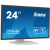 iiyama ProLite T2452MSC-W1 computer monitor 61 cm (24 inch) 1920 x 1080 pixels Full HD LCD Touchscreen Multi-user White