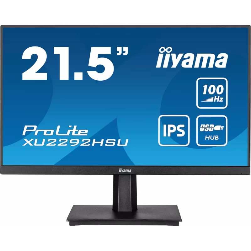 iiyama ProLite XU2292HSU-B6 computer monitor 54.6 cm (21.5 inch) 1920 x 1080 pixels Full HD LED Black