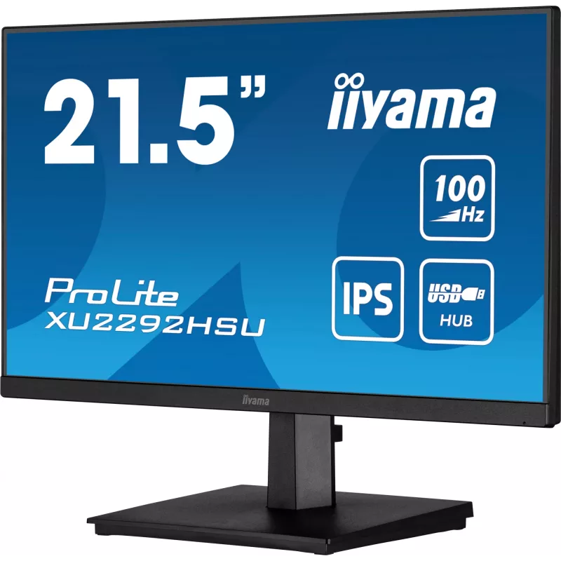 iiyama ProLite XU2292HSU-B6 computer monitor 54.6 cm (21.5 inch) 1920 x 1080 pixels Full HD LED Black