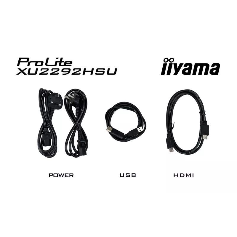 iiyama ProLite XU2292HSU-B6 computer monitor 54.6 cm (21.5 inch) 1920 x 1080 pixels Full HD LED Black