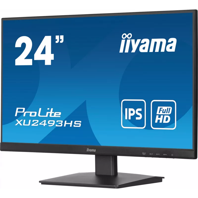 iiyama ProLite XU2493HS-B6 computer monitor 60.5 cm (23.8 inch) 1920 x 1080 pixels Full HD LED Black