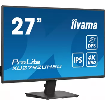 iiyama ProLite XU2792UHSU-B6 computer monitor 68.6 cm (27 inch) 3840 x 2160 pixels 4K Ultra HD LED Black