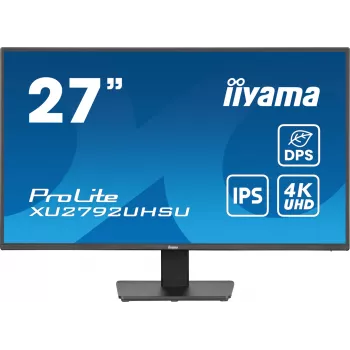 iiyama ProLite XU2792UHSU-B6 computer monitor 68.6 cm (27 inch) 3840 x 2160 pixels 4K Ultra HD LED Black