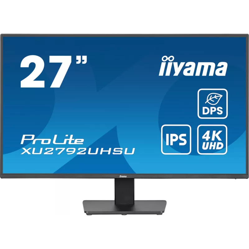 iiyama ProLite XU2792UHSU-B6 computer monitor 68.6 cm (27 inch) 3840 x 2160 pixels 4K Ultra HD LED Black
