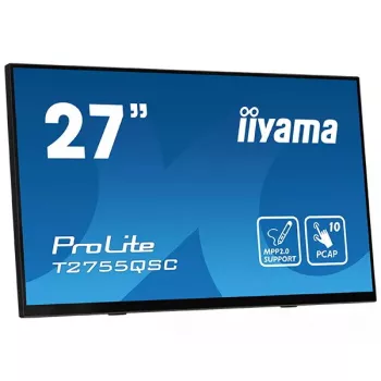 iiyama ProLite T2755QSC-B1 computer monitor 68.6 cm (27 inch) 2560 x 1440 pixels Quad HD LCD Touchscreen Black