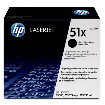 HP 51X High Yield Black Original LaserJet Toner Cartridge