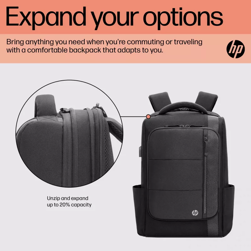 HP Renew Executive 16-inch Laptop Backpack, Backpack, 40.9 cm (16.1 inch), 890 g
