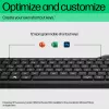 HP 475 Dual-Mode Wireless Keyboard, Full-size (100%), Wireless, RF Wireless + Bluetooth, Membrane, Black