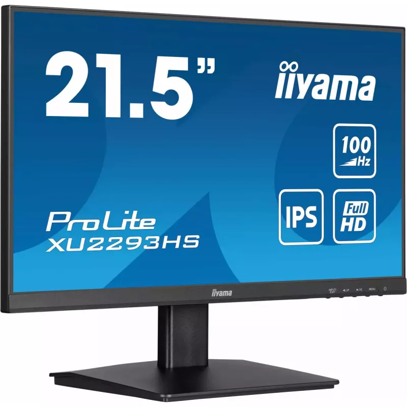 iiyama ProLite XU2293HS-B6 computer monitor 54.6 cm (21.5 inch) 1920 x 1080 pixels Full HD LED Black