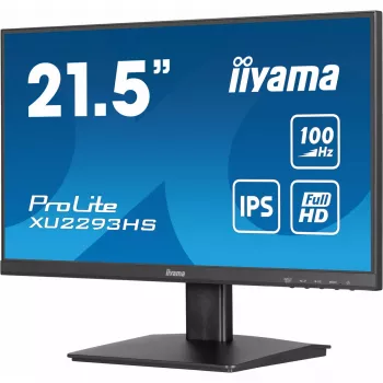 iiyama ProLite XU2293HS-B6 computer monitor 54.6 cm (21.5 inch) 1920 x 1080 pixels Full HD LED Black