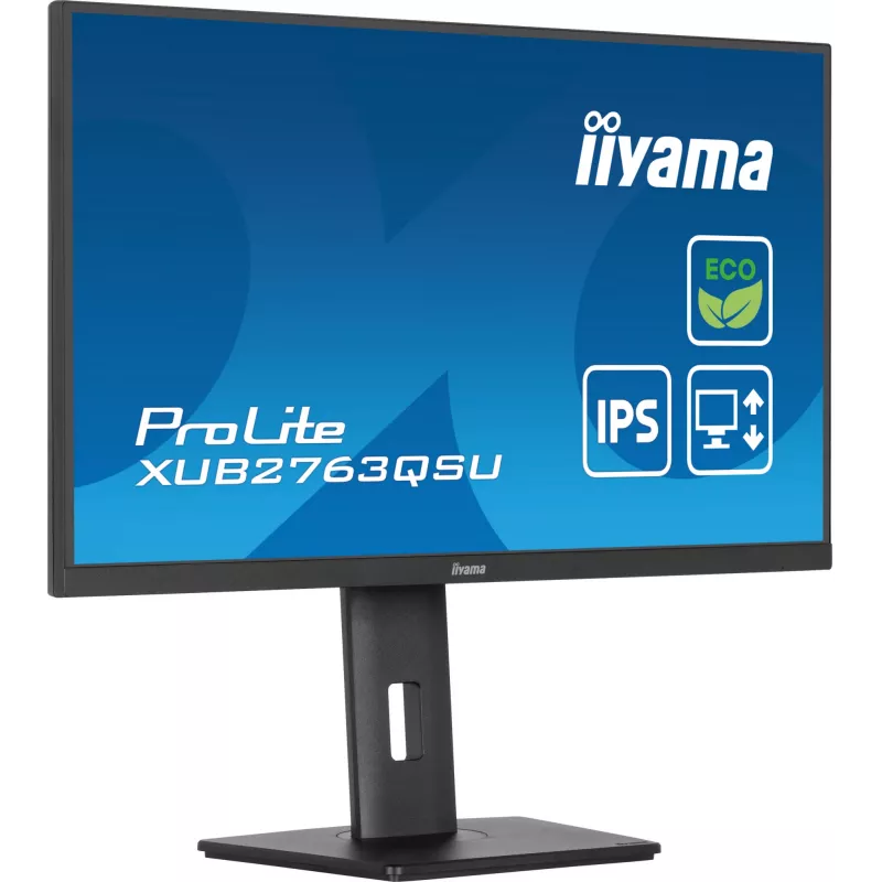 iiyama ProLite XUB2763QSU-B1 computer monitor 68.6 cm (27 inch) 2560 x 1440 pixels Quad HD LED Black