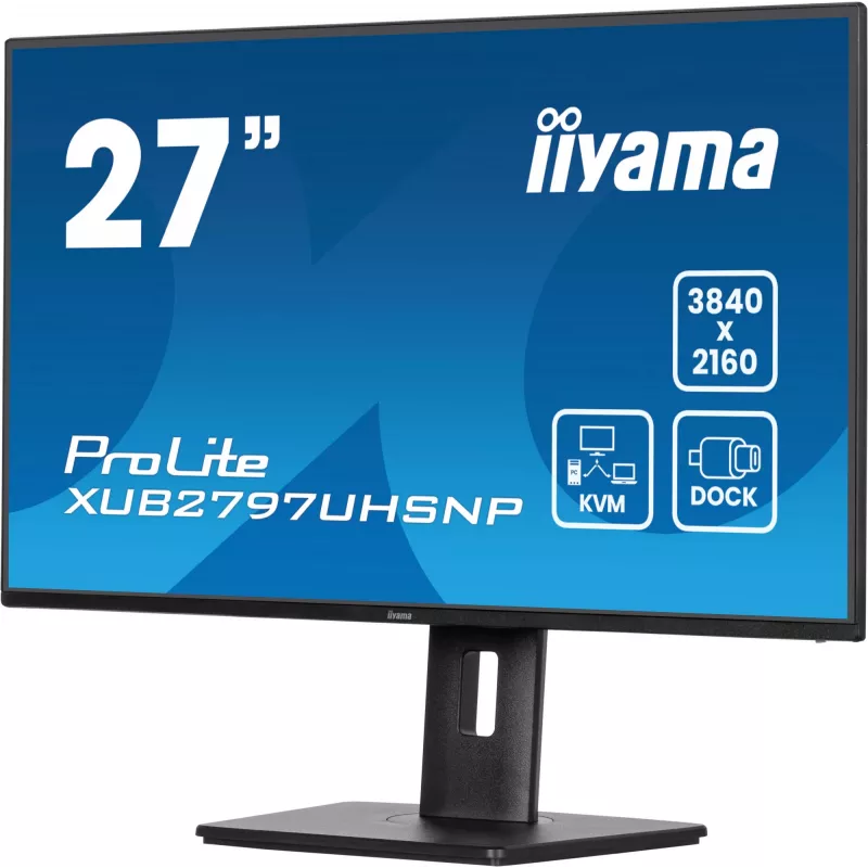 iiyama ProLite XUB2797UHSNP-B1 computer monitor 68.6 cm (27 inch) 3840 x 2160 pixels 4K Ultra HD LED Black