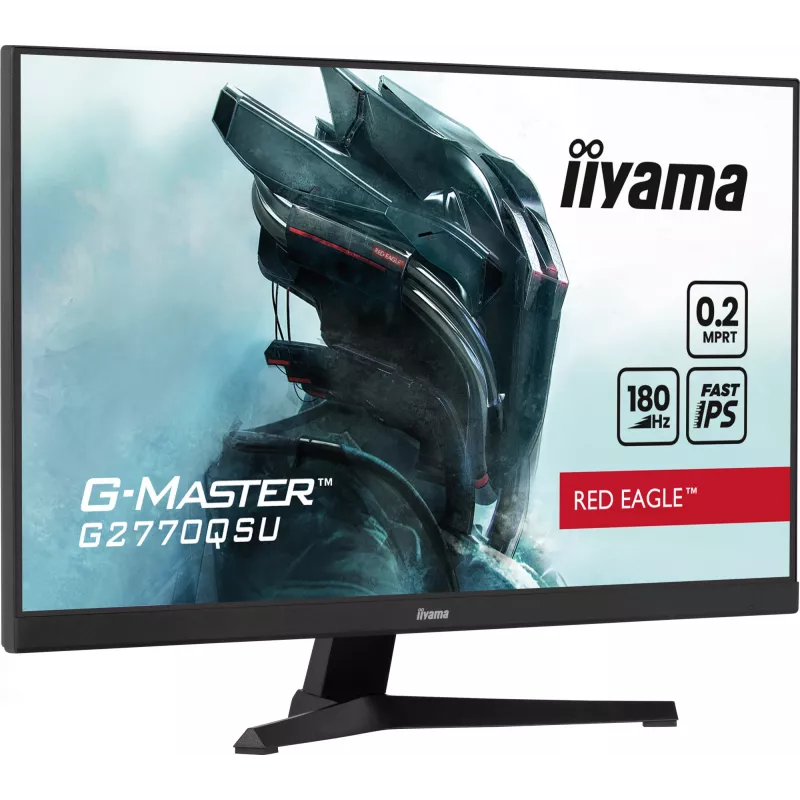 iiyama G-MASTER G2770QSU-B6 computer monitor 68.6 cm (27 inch) 2560 x 1440 pixels Wide Quad HD LED Black