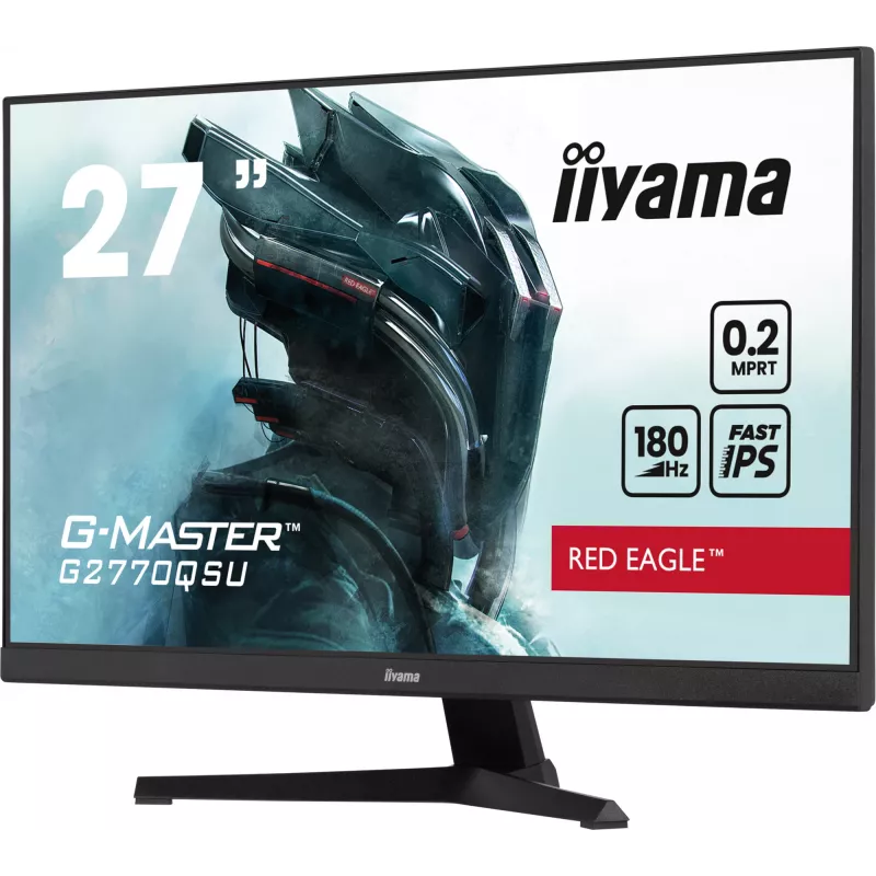 iiyama G-MASTER G2770QSU-B6 computer monitor 68.6 cm (27 inch) 2560 x 1440 pixels Wide Quad HD LED Black