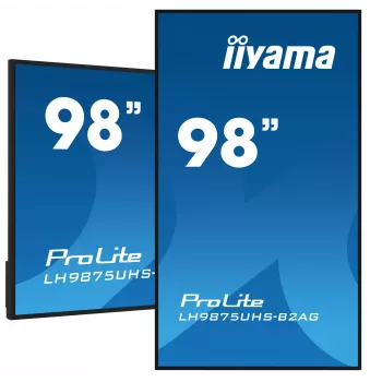Digital signage flat panel iiyama LH9875UHS-B2AG 97.5 inch LED 4K Ultra HD 3840 x 2160