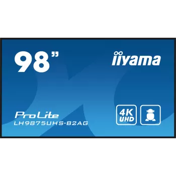 Digital signage flat panel iiyama LH9875UHS-B2AG 97.5 inch LED 4K Ultra HD 3840 x 2160