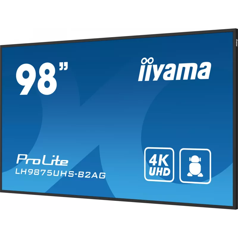 Digital signage flat panel iiyama LH9875UHS-B2AG 97.5 inch LED 4K Ultra HD 3840 x 2160