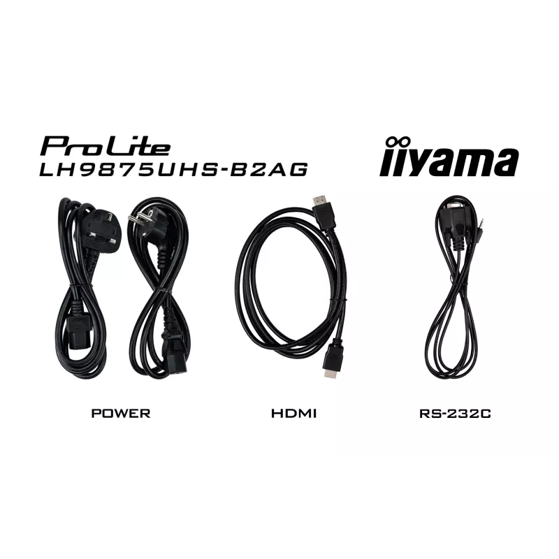 Digital signage flat panel iiyama LH9875UHS-B2AG 97.5 inch LED 4K Ultra HD 3840 x 2160