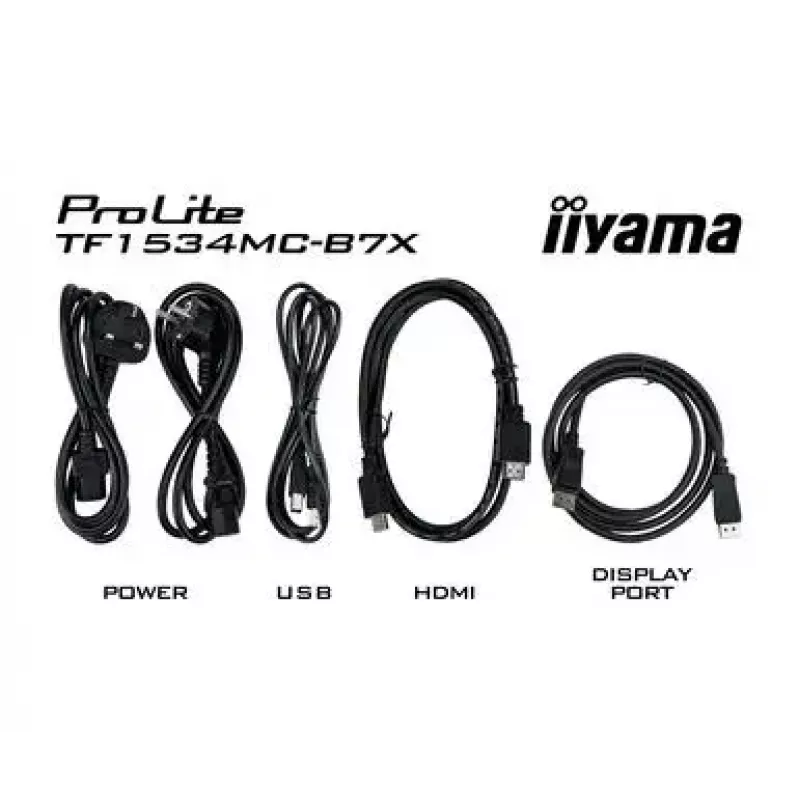 iiyama TF1534MC-B7X computer monitor 38.1 cm (15 inch) 1024 x 768 pixels XGA LED Touchscreen Multi-user Black
