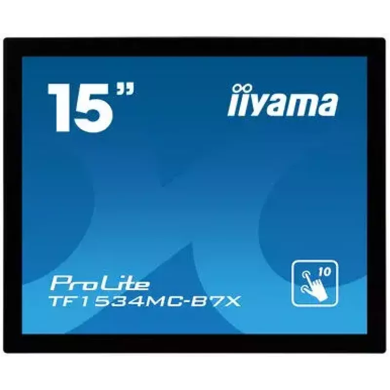 iiyama TF1534MC-B7X computer monitor 38.1 cm (15 inch) 1024 x 768 pixels XGA LED Touchscreen Multi-user Black