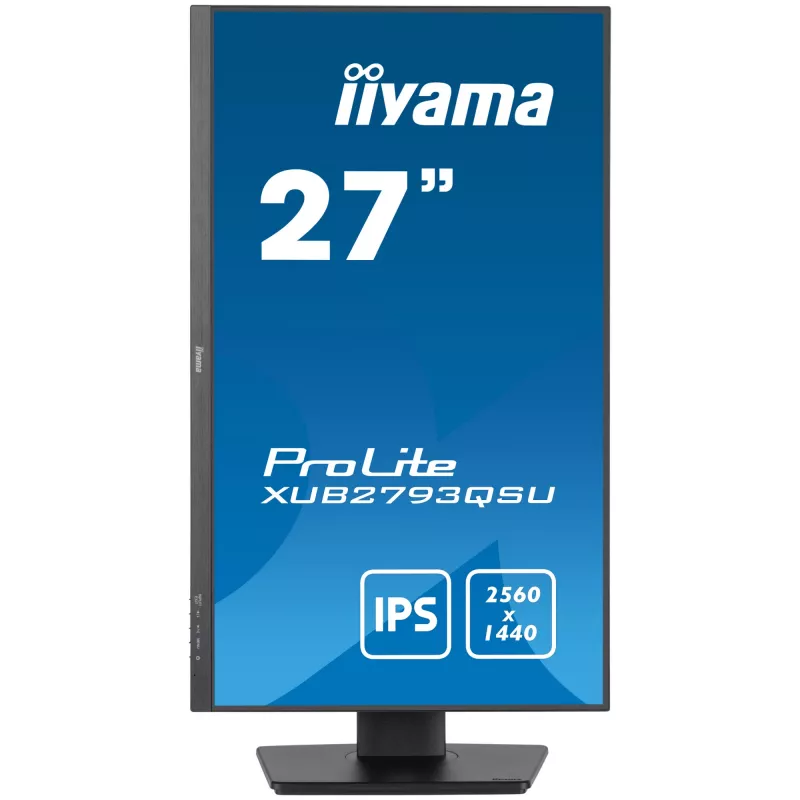 iiyama XUB2793QSU-B7 computer monitor 68.6 cm (27 inch) 2560 x 1440 pixels Quad HD LED Black