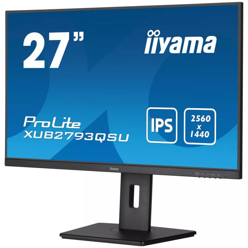 iiyama XUB2793QSU-B7 computer monitor 68.6 cm (27 inch) 2560 x 1440 pixels Quad HD LED Black