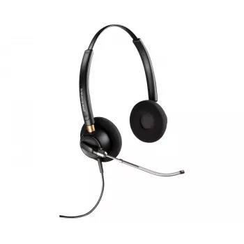 HP Poly EncorePro 520V Binaural Headset VoiceTube +Quick Disconnect