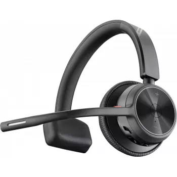 HP Poly Voyager 4310 USB-A Headset +BT700 dongle, Wireless, Office/Call center, 20 - 20000 Hz, 122 g, Headset, Black