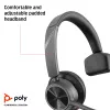 HP Poly Voyager 4310 USB-A Headset +BT700 dongle, Wireless, Office/Call center, 20 - 20000 Hz, 122 g, Headset, Black