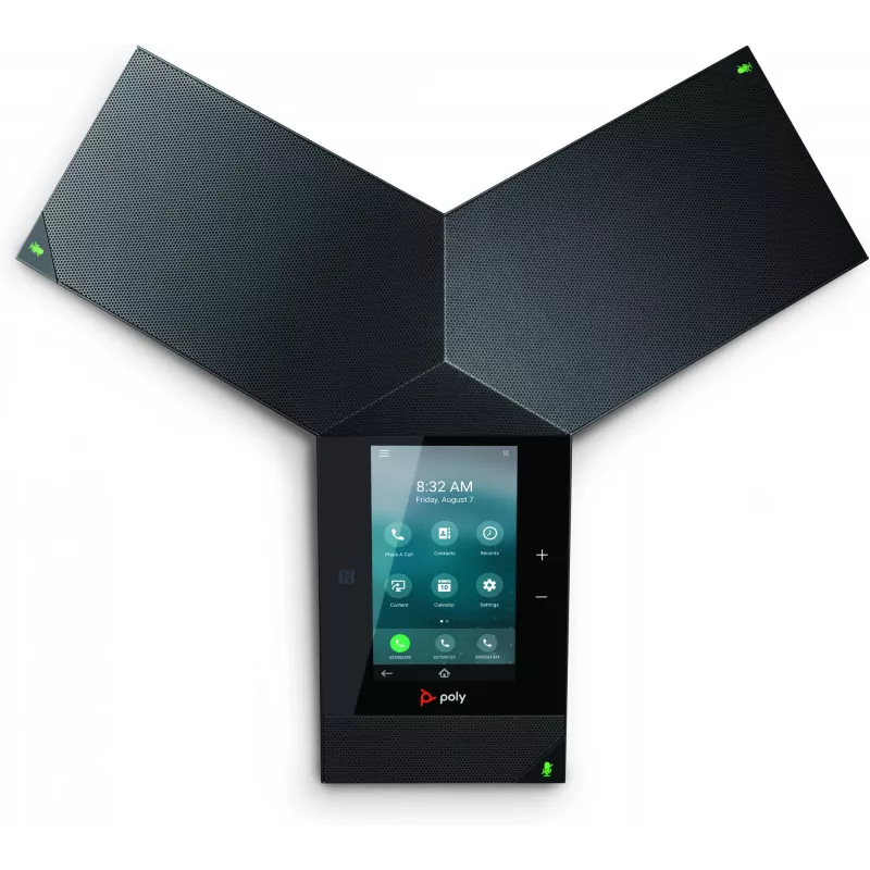 IP conference phone POLY Trio 8800 PoE-enabled 5 inch display