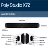 HP Poly Studio X72 All-In-One Video Bar