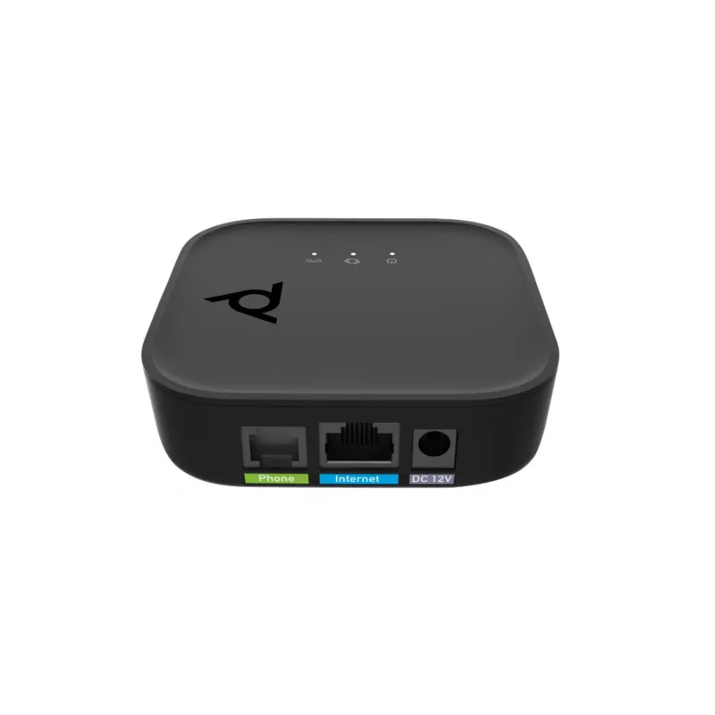 HP Poly ATA 400 1FXS Voice Port VoIP Adapter with Open SIP and Power Supply