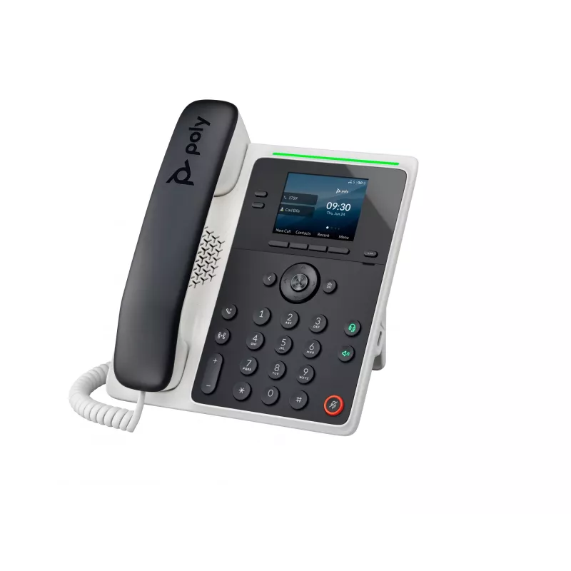 HP Poly Edge E100 IP Phone and PoE-enabled, IPS, 320 x 240 pixels, 4:3, HTTPS, ENERGY STAR, EAC, RoHS, Federal Communications Commission (FCC), CE