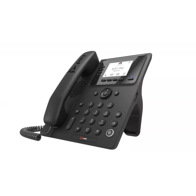 Desk IP Phone Poly HP CCX 350 Microsoft Teams, PoE-enabled, Business Media Phone