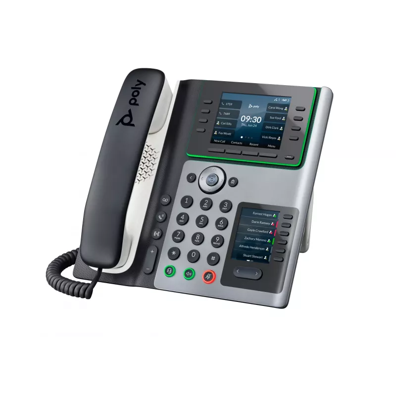 HP Poly Edge E450 IP Phone and PoE-enabled, IPS, 4:3, WPA2-Enterprise, EAP-TLS, HTTPS, ENERGY STAR, EAC, RoHS, Federal Communications Commission (FCC), CE, 0 - 40 °C