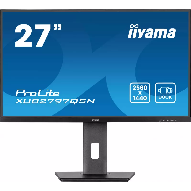 iiyama ProLite XUB2797QSN-B2 computer monitor 68.6 cm (27 inch) 2560 x 1440 pixels Quad HD LED Black