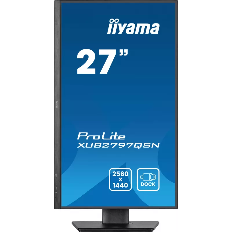 iiyama ProLite XUB2797QSN-B2 computer monitor 68.6 cm (27 inch) 2560 x 1440 pixels Quad HD LED Black