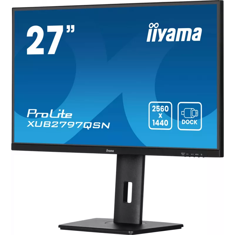 iiyama ProLite XUB2797QSN-B2 computer monitor 68.6 cm (27 inch) 2560 x 1440 pixels Quad HD LED Black