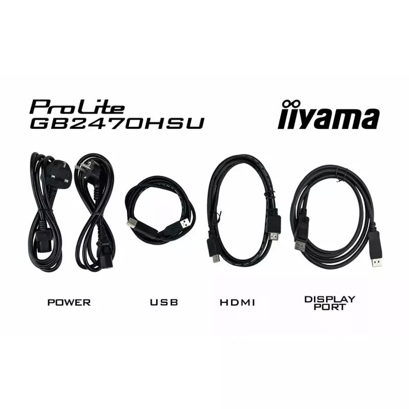 iiyama G-MASTER GB2470HSU-B6 computer monitor 60.5 cm (23.8 inch) 1920 x 1080 pixels Full HD LCD Black