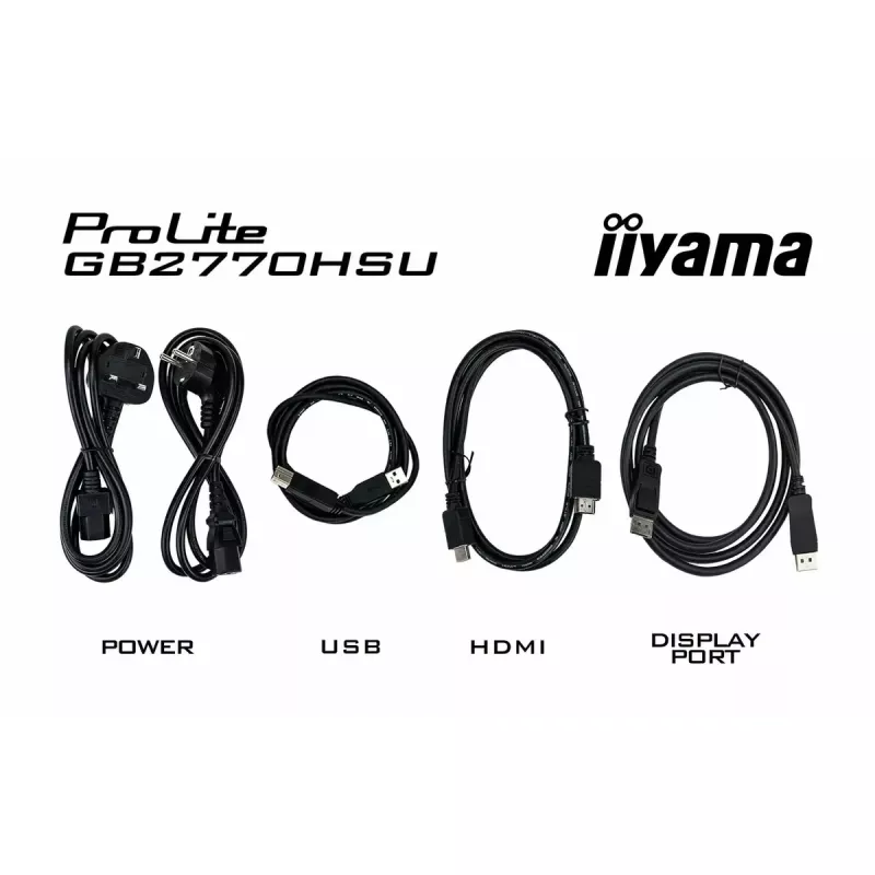 iiyama G-MASTER GB2770HSU-B6 computer monitor 68.6 cm (27 inch) 1920 x 1080 pixels Full HD LCD Black
