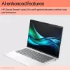 HP EliteBook 1040 G11 Intel Core Ultra 7 155H Laptop 35.6 cm (14 inch) WUXGA 16 GB LPDDR5x-SDRAM 512 GB SSD Wi-Fi 7 (802.11be) Windows 11 Pro AI PC Silver