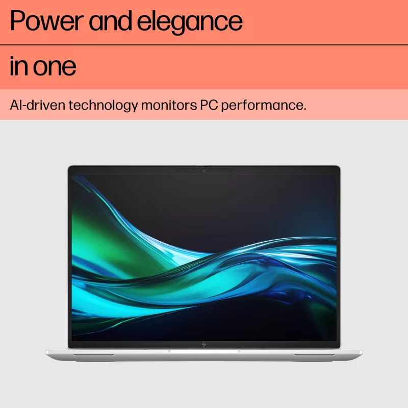 HP EliteBook 1040 G11 Intel Core Ultra 7 155H Laptop 35.6 cm (14 inch) WUXGA 16 GB LPDDR5x-SDRAM 512 GB SSD Wi-Fi 7 (802.11be) Windows 11 Pro AI PC Silver